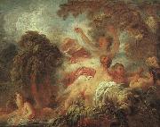 Jean Honore Fragonard The Bathers a oil on canvas